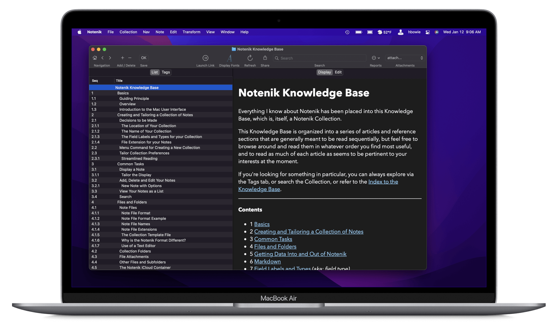 Notenik Screenshot